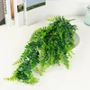 Decorative Flowers Artificial Plants Vine Fake Grass Plastic Plant Garden Home Decor Simulation Leaves Green