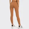 Pantalon de yoga pour femmes taille haute tenues de yoga dames sport leggings classiques avec une poche intégrée pantalon exercice fitness porter fille6171605