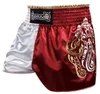 mma shorts röd