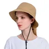 Szerokie brzegowe czapki Summer Suning Suncreen Basin Basin Kapelusz Mężczyźni i kobiety Travel Światło Blokowanie ochrony oka Visor Sun Hat Hat Unisex R230308