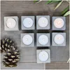 Candle Holders Concrete Tealight Holder Molds Candlestick Sile For Cement Diy Vessel 210722 Drop Delivery Home Garden Dhwul