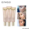 Bronzers Highlighters O.Two.o Shimmer Highlighter Cream 25 ml Primer Base Contouring Concealer Hoogtepunt Whitening Moisturizer Oilc DHW1O