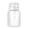 Storage Bottles 200ml Push Down Dispenser Nail Polish Remover Pump Empty Bottle Dispensers Liquid Container For Salon Home Use