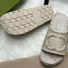 sandały przesuwne z blokującymi sandałami G Designer platformy Slide męskie kapcie klapki letnie buty Fashion Wide Slipper