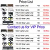 LED LED Solar Wall Lights IP65 مقاوم للماء في الهواء الطلق مسارات Gardenn Pathways الدرج خطوات السياج لخطوة الدرج مسار الممشى حديقة Crestech