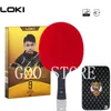 Raquettes de tennis de table LOKI 9 Star 7 Raquette Carbon Blade Competition Original Ping Pong Bat 230307