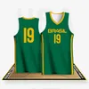 Utomhusskjorta baskettröjor för män full sublimering nation Brasilien bokstav tryckt uniformer anpassningsbara namn nummer tracksuit unisex 230307