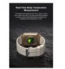 ZW32 Smart Watch 1.85 HD Screen SmartWatch Heart Rate Blood Oxygen Body Temperature Monitoring Magnetic Charging Wristwatch