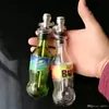 Narguilés Le nouveau narguilé en verre Sprite Cola, tuyaux de brûleur à mazout en gros Bongs