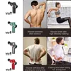 Volledige lichaamsmassager JXP Massage Gun LCD -scherm Cross Sport Massager Fitness Portable Muscle Electric Machine Masajeador Hoge frequentie Mini Fascia 230308