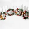 Décorations De Noël Guirlande Portes Et Fenêtres Extérieures Cheminée Garde-Robe Ornements Décor À La Maison
