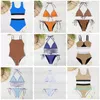 Designer Fashion Women Swimsuit Sexy Girls Bathing Suit Summer Swimwear Beach Bikinis Set One-Piece Swim Clothing Swimming Bikini Bathers Suits 600 03