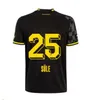 23-24 Westfalen Dortmund voetbalshirts Geheel zwart Speciale verduistering 110Th Borussia 2023 2024 thuisvoetbalshirt REUS BELLINGHAM HUMMELS REYNA BRANDT heren kindertenue top