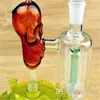 Pipas para fumar Accesorios para cachimba filtro externo de calavera Venta al por mayor Bongs de vidrio Quemador de aceite Pipa de agua de vidrio Plataformas petroleras para fumar, aceite.