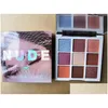 Ombre à Paupières Nouveau Maquillage Palette de Fard à Paupières 9Color Confortable Mat Longue Durée Brun Chaud Couleur Drop Delivery Santé Beauté Yeux Dhlia