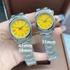Couple Watch Mens strap bracelet Turquoise blue dial Woman 31mm 36mm Automatic Mechanical 904L Stainless Sapphire Colour Luxurious Lady Designer Watchs