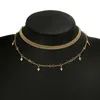 Hanger kettingen maa-oe bohemian multi-layer voor vrouwen mode goud vergulde kristal charmeketens ketting sieraden groothandel