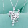 Pendant Necklaces 925 Sterling Silver Necklace For Men's And Women's Fashion Wedding 18 Inch Exquisite Jewelry