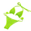 Women's Swimwear European and American Foreign Trade New Sexy Bikini Diamond Inlaid Female Swimsuit Quick Sale T230307