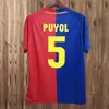 05 06 Xavi Retro Mens Lange Mouw voetbaltruien 10 11 Messis Ronaldinho Puyol A. Iniesta Suarez Henry Pedro Sergio Shrot Football Shirts Uniforms