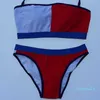 بدلتين من قطعتين شاطئية شاطئ الأمواج بيكيني ملابس السباحة للنساء بدلة السباحة الشاطئ