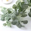 Decorative Flowers Artificial Hanging Plants Fake Ivy Decor Eucalyptus Leaves Greenery For Home Bedroom Garden Outside Wedding Garland