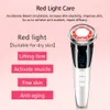 Appareils de soins du visage Face Pon RF radiofréquence EMS mésothérapie thérapie par la lumière LED microcourant ultrasons Vibration visage levage masseur 230308