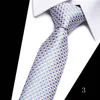 150 Uds. Corbata para hombre, corbatas de 7,5 cm, ropa Formal para fiesta de negocios, boda, accesorios de moda de seda de poliéster, venta al por mayor, 60 colores