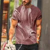 T-shirts pour hommes 2023 Summer Welligkeit Pattern Sports Respirant Manga T-shirt de grande taille pour hommes Chemise à manches courtes imprimée en 3D Harajuk