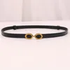 Riemen verstelbare lengte split lederen dunne riem voor vrouw jurken vintage elastische dames korset trui tailleband accessoires