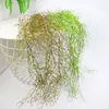 Fleurs décoratives 85cm tenture murale fougère vigne verts artificiels pour la décoration de mariage flores plastique fausse plante fleur artificielle rotin