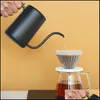 Kaffeekannen Timemore Fish Pure Pour Over Kettle 700 ml 6 mm Auslauftopf Einfacher vertikaler Wasserfluss Ergonomischer Griff Schwanenhals Drop De Dh7Un