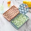 Ice Cream Tools Ice Cube Maker Tray Mold Ice Ball Maker Cocktail Whiskey Bar Accessory Home DIY 3318 Cavity Sphere Round Mould Kitchen Gadgets Z0308