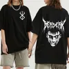 Heren t shirts berserk anime oversized shirt heren mode t-shirts kinderen hiphop tops tee katoenen t-shirt zomer heren t-shirt dames top