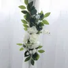 Искусственная цветочная зелень искусственные белые цветы Свадебная арка декор цветок цветочный порог