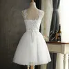 Casual Dresses 2022 Women White Bowknot Lace Dress Fashion Solid A-Line ärmlös Sexig Swing Elegant Party Vestidos Y2302
