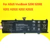 Tablet PC Batterie NUOVO C21-X202 Batteria Del Computer Portatile Per ASUS VivoBook S200 S200E X201 X201E X202 X202E S200E-CT209H S200E-CT182H S20