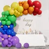 Autre épreuve d'événement fournit des arc-en-ciel coloré Balon Garland Arch Kit multicolor latex ballons décoration mariage anniversaire décor gamin baby shower faveur fête 230309