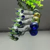 Hookahs New Color Torneira Pote na Europa e America Bongs Glass Glass Smoking Pipe