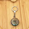 Keychains orgon Neychain Metatron Cube Orgonite Energy Pendant 7 Chakra Reiki Healing EMF Protection Crystal