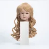 Doll Accessories High Temperature Wire Wig Suit 22-23 Inch Reborn Baby Dolls Handmade Smooth Long Hair Doll Accessories 230309