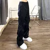 Men's Pants IEFB High Street Pleated Overalls Men's Pants Fashion Loose Straight Button Casual Male Trousers Solid Color Darkwear 9A6007 230308