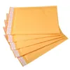 Nouveau 100pcs / lots Bubble Mailers Sacs Enveloppes Rembourrées Emballage Sacs D'expédition Kraft Bubble Mailing Enveloppe Sacs 130 * 110mm