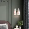 Wall Lamps Modern Milk Glass Lamp Nordic Bedroom Sconces Bathroom Light Fixtures Dining Room Cafe Office Luminaire For Home Decor