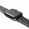 디자이너 스마트 시계 밴드 스트랩 Apple Watch Series 8 7 5 6 9 3 4 SE 밴드 iWatch 밴드 40 41 42 44 45 49 mm PU 가죽 엠보싱 C 패턴 밴드 완장 시계 밴드 2CC