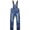 Men's Jeans Denim Snowboard Pants Winter Suspenders Ski Skate Snow Board Waterproof Windproof Warm Thickened Skiing314M