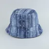 Cappelli a tesa larga Cappello a secchiello in denim lavato Cappello pieghevole a tinta unita Cappelli da sole per uomo Donna Berretto da pesca da caccia Cappello da pescatore all'aperto Cappello a secchiello Panama R230308