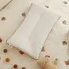 Pillows born Bedding Baby Sleeping Pillow Cotton Quilted Cartoon Bear Rabbit Embroidered Infant Sleep Cushion Comforting Pillow 230309