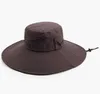 Cappelli a tesa larga Western Cowboy Alpinismo Cappello Boonie Uomo Outdoor Travel Panama Cap String Cappelli da pescatore Cappello da spiaggia a tesa larga da donna R230308