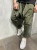 Mens Pants Clothing Hiphop Trend Trousers European American Loose Solid Color Feet Street Sports Casual Harem 230309